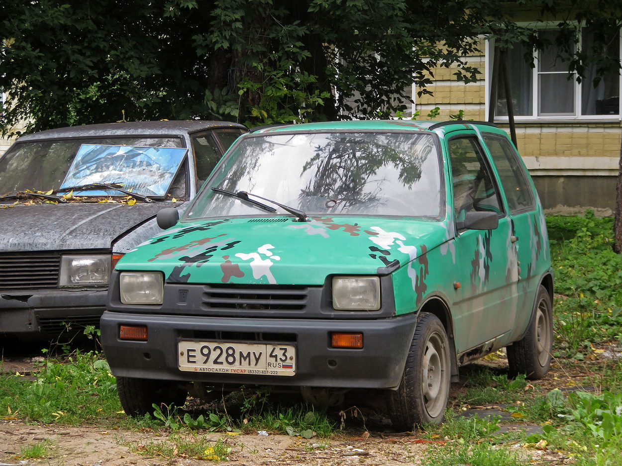 Кировская область, № Е 928 МУ 43 — ВАЗ-1111 Ока (СеАЗ) '90-08