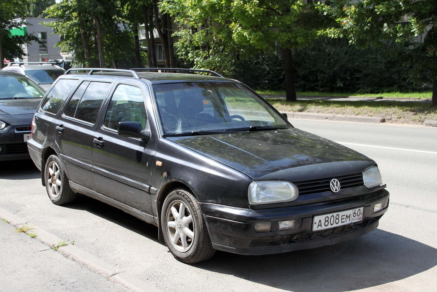 Псковская область, № А 808 ЕМ 60 — Volkswagen Golf Variant (Typ 1H) '93-99