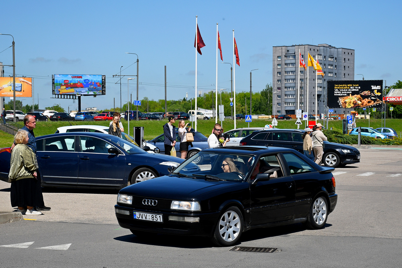 Литва, № JVV 851 — Audi Coupe (89,8B) '88–96; Литва — Classic Auto Show Kaunas 2026