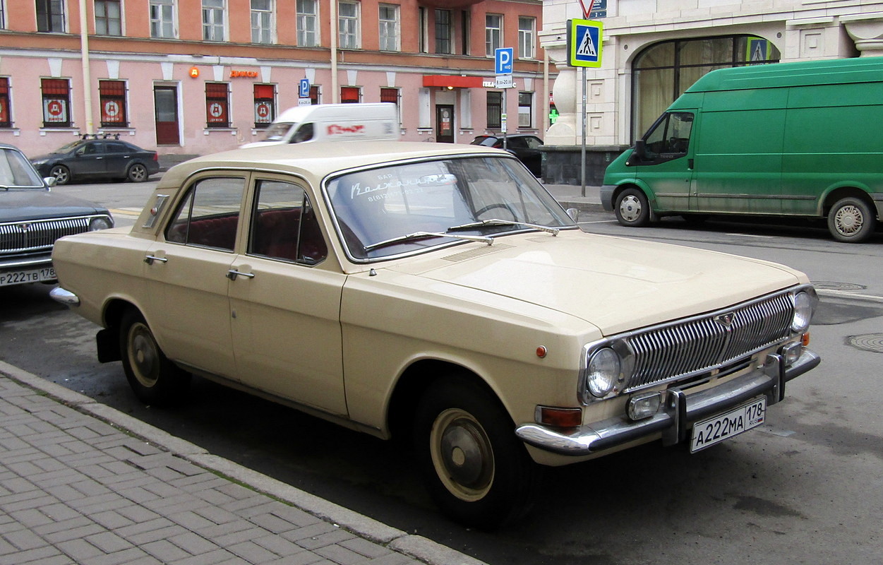 Санкт-Петербург, № А 222 МА 178 — ГАЗ-24 Волга '68-86