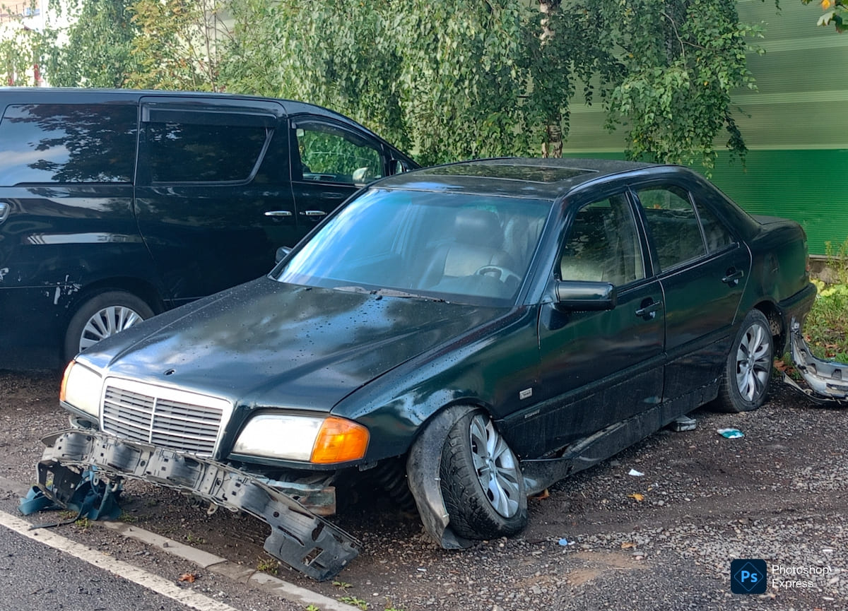Москва, № (77) Б/Н 0835 — Mercedes-Benz (W202) '93-01; Транспортные средства без номеров (Москва)