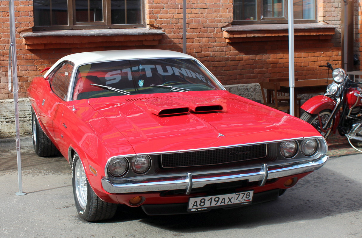 Санкт-Петербург, № А 819 АХ 778 — Dodge Challenger '70-74; Санкт-Петербург — Ежегодная выставка классических и кастомных автомобилей и мотоциклов "Original Meet"