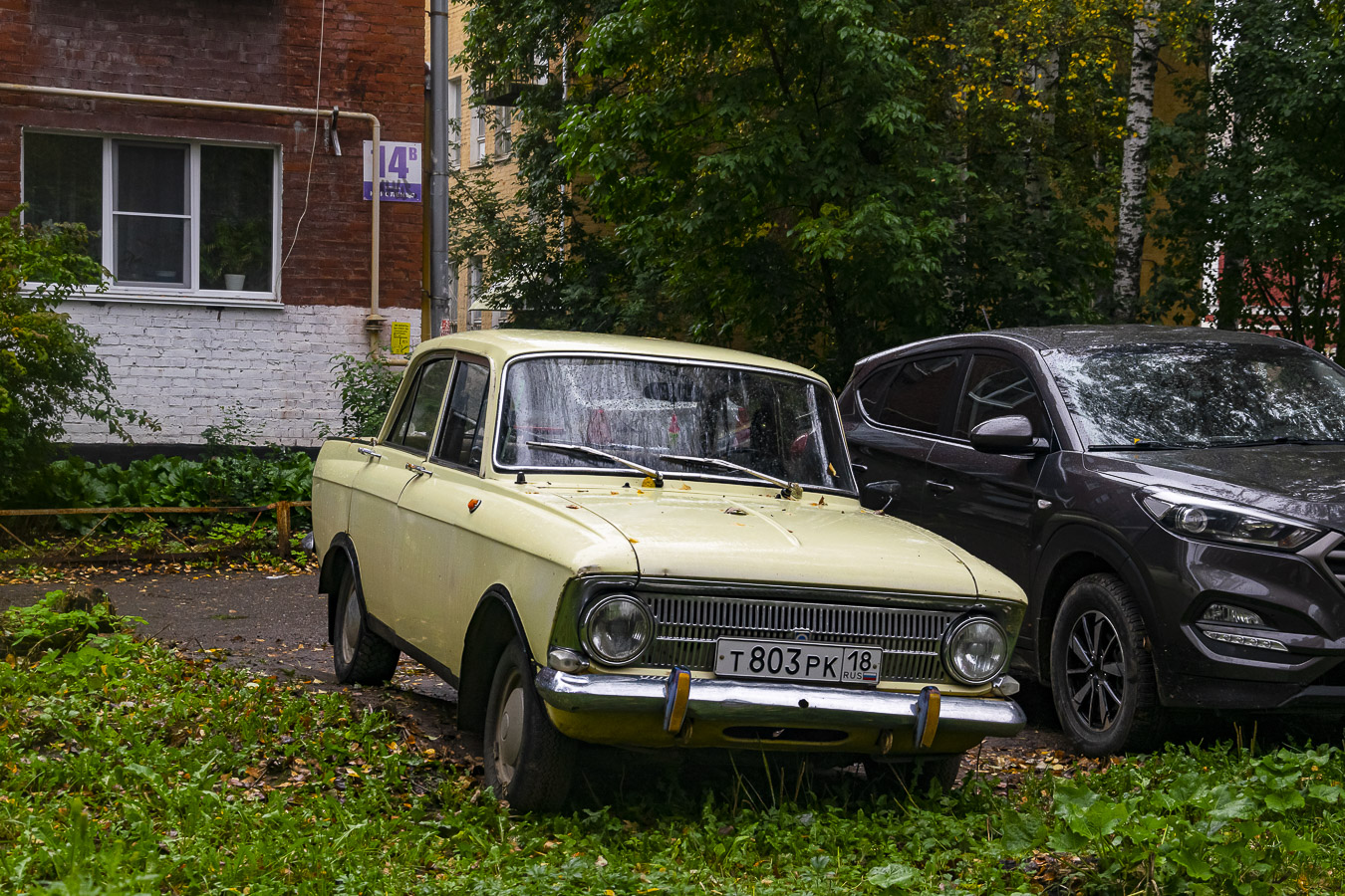 Удмуртия, № Т 803 РК 18 — Москвич-412ИЭ (Иж) '70-82
