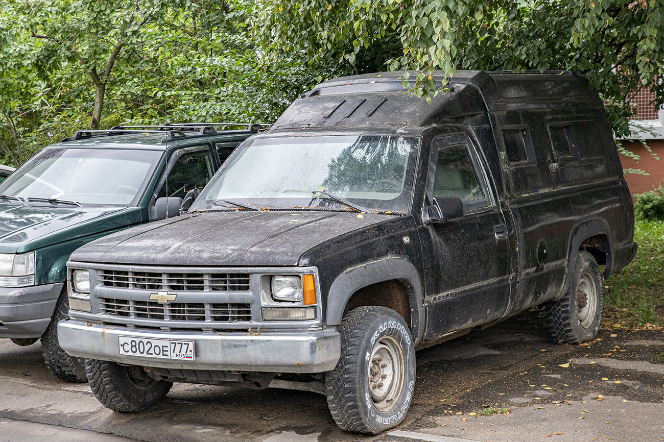 Москва, № С 802 ОЕ 777 — Chevrolet C/K-Series (4G) '88-00