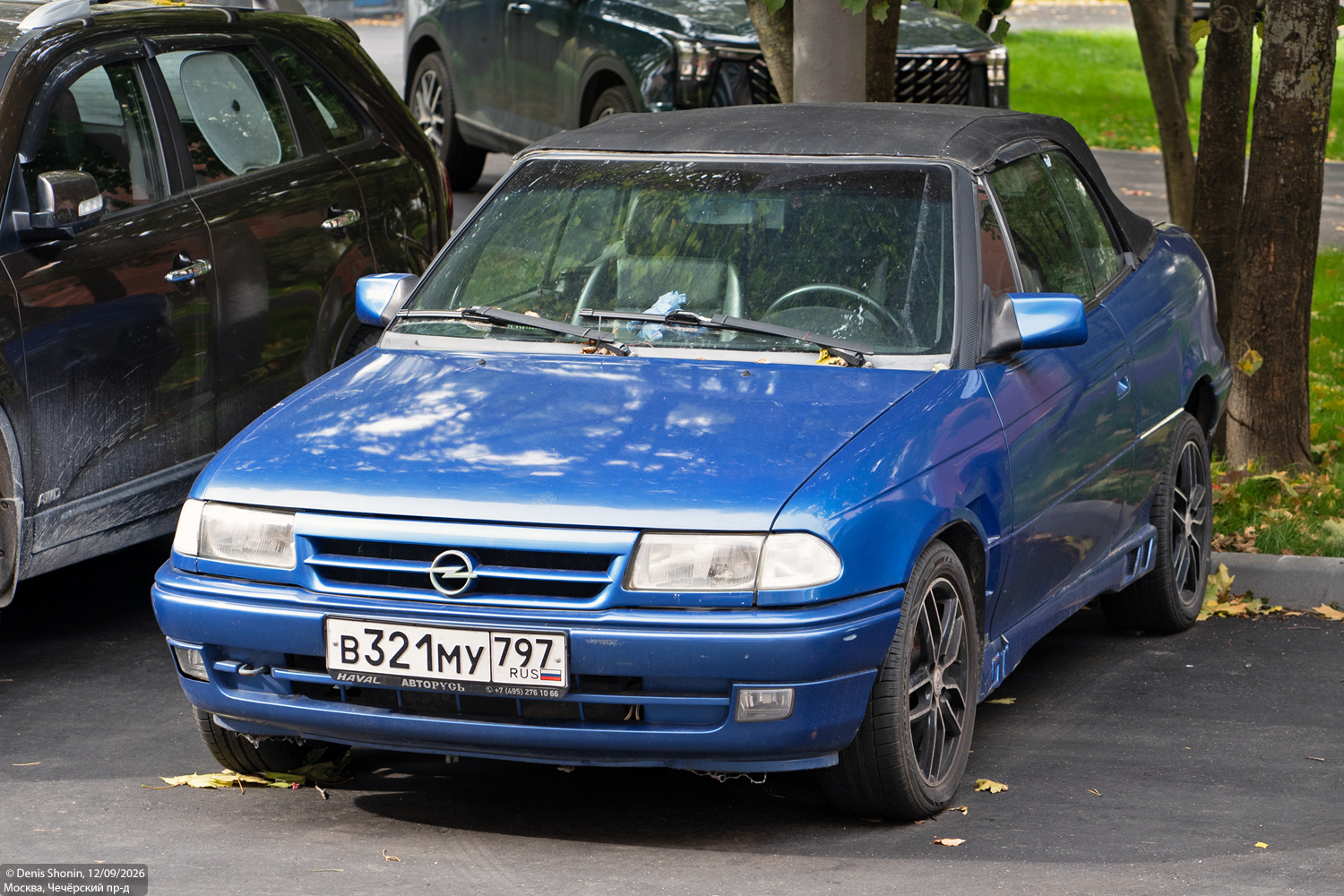 Москва, № В 321 МУ 797 — Opel Astra (F) '91-98