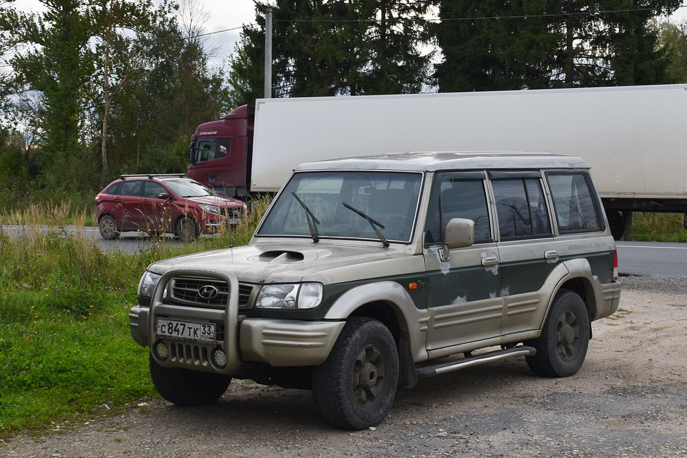 Владимирская область, № С 847 ТК 33 — Hyundai Galloper '91-97