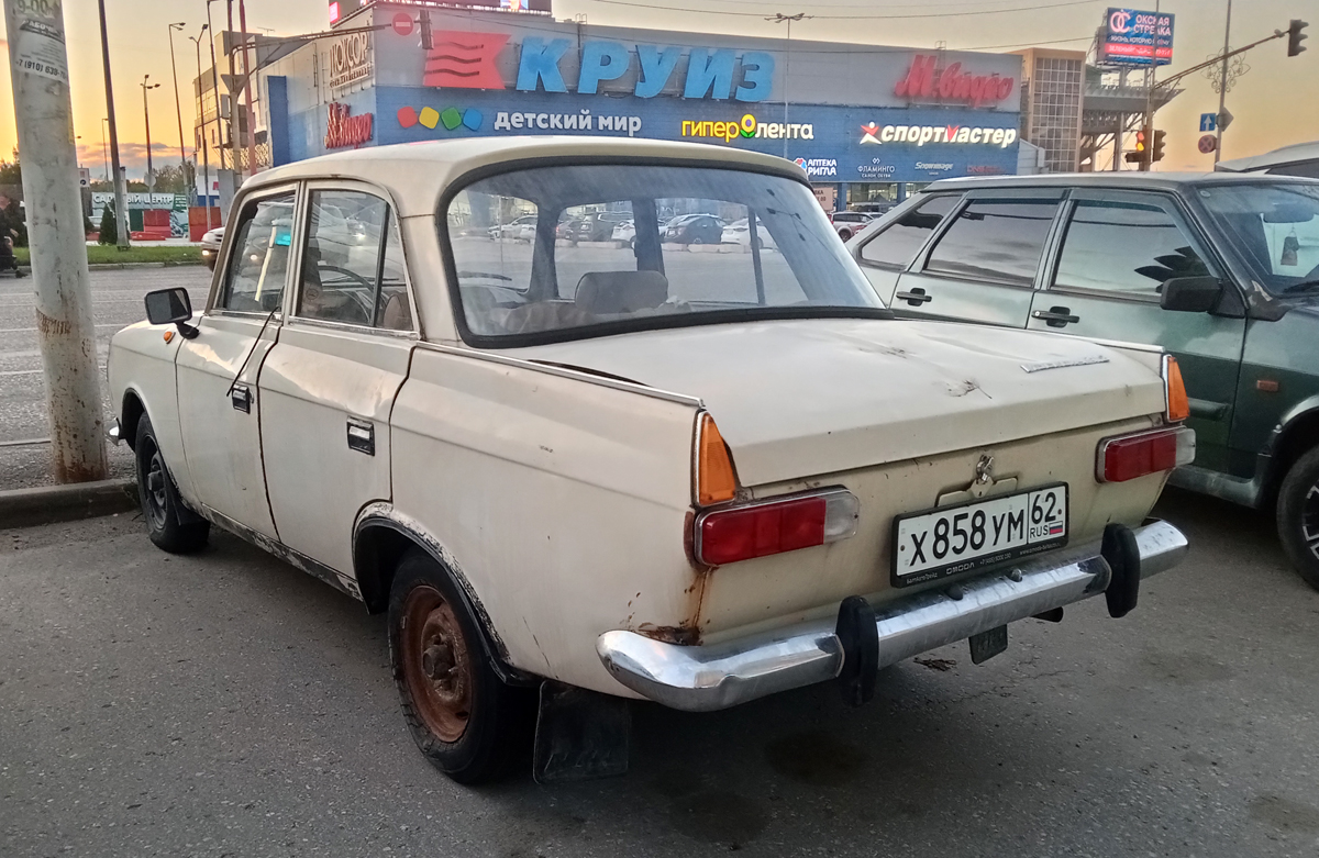 Рязанская область, № Х 858 УМ 62 — Москвич-412ИЭ-028 (Иж) '82-01