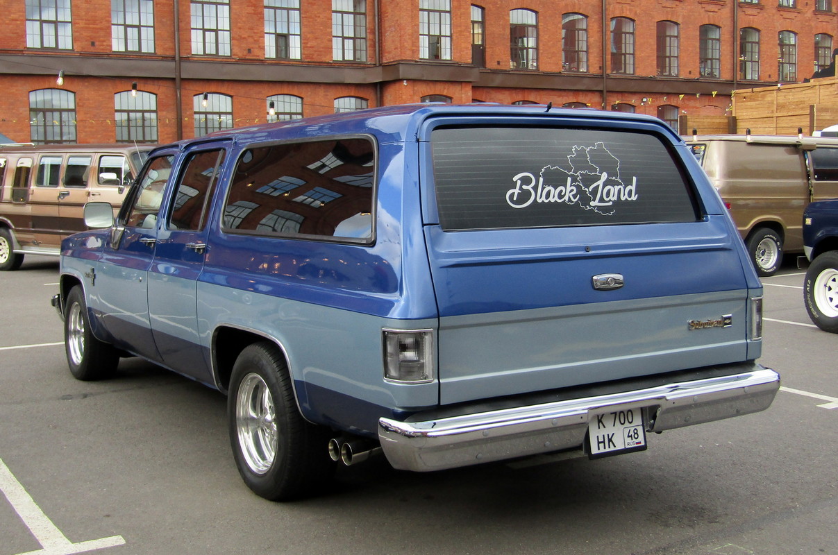 Липецкая область, № К 700 НК 48 — Chevrolet Suburban (7G) '73-91; Санкт-Петербург — Ежегодная выставка классических и кастомных автомобилей и мотоциклов "Original Meet"