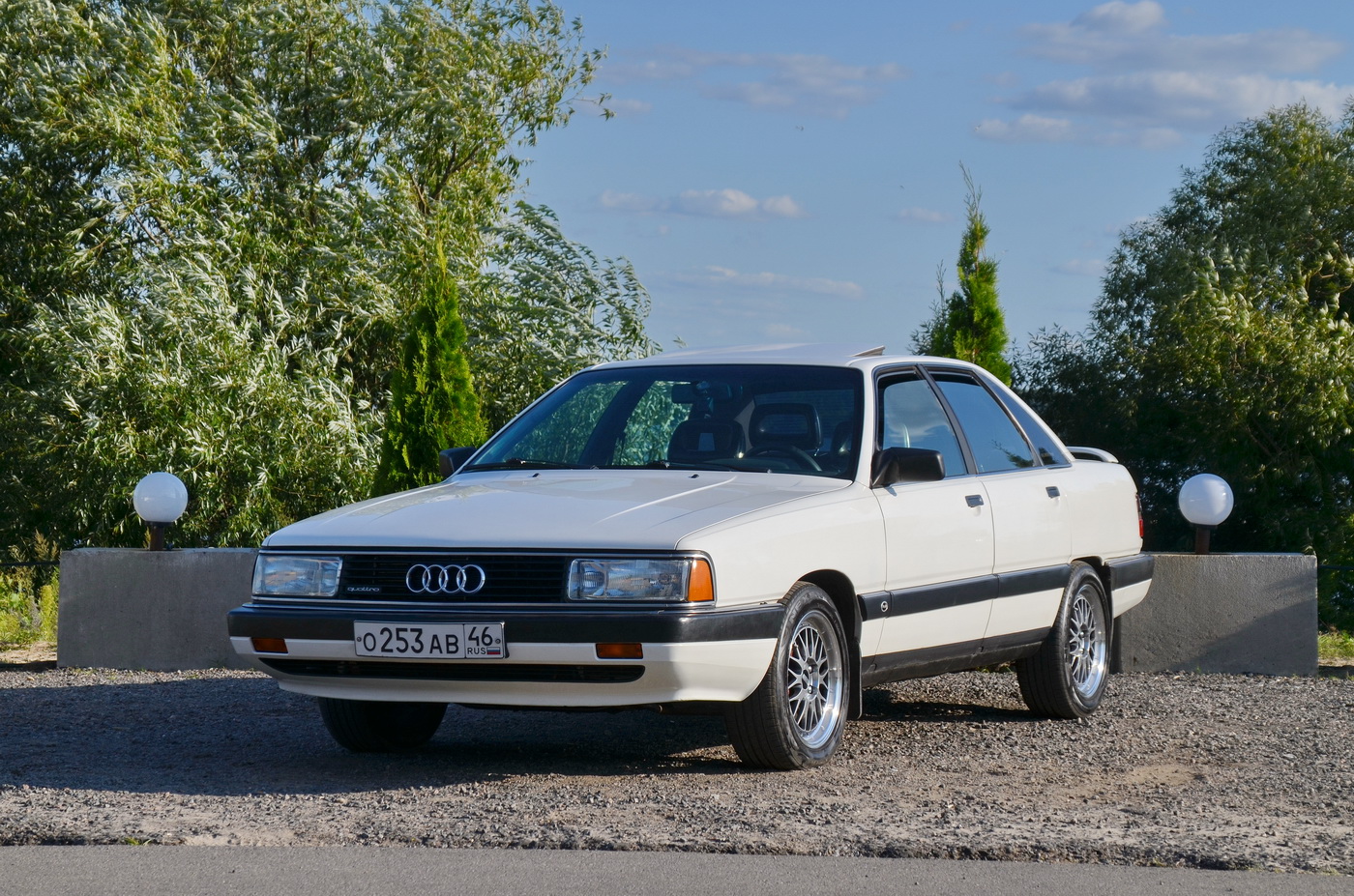 Курская область, № О 253 АВ 46 — Audi 200 (C3) '83-91