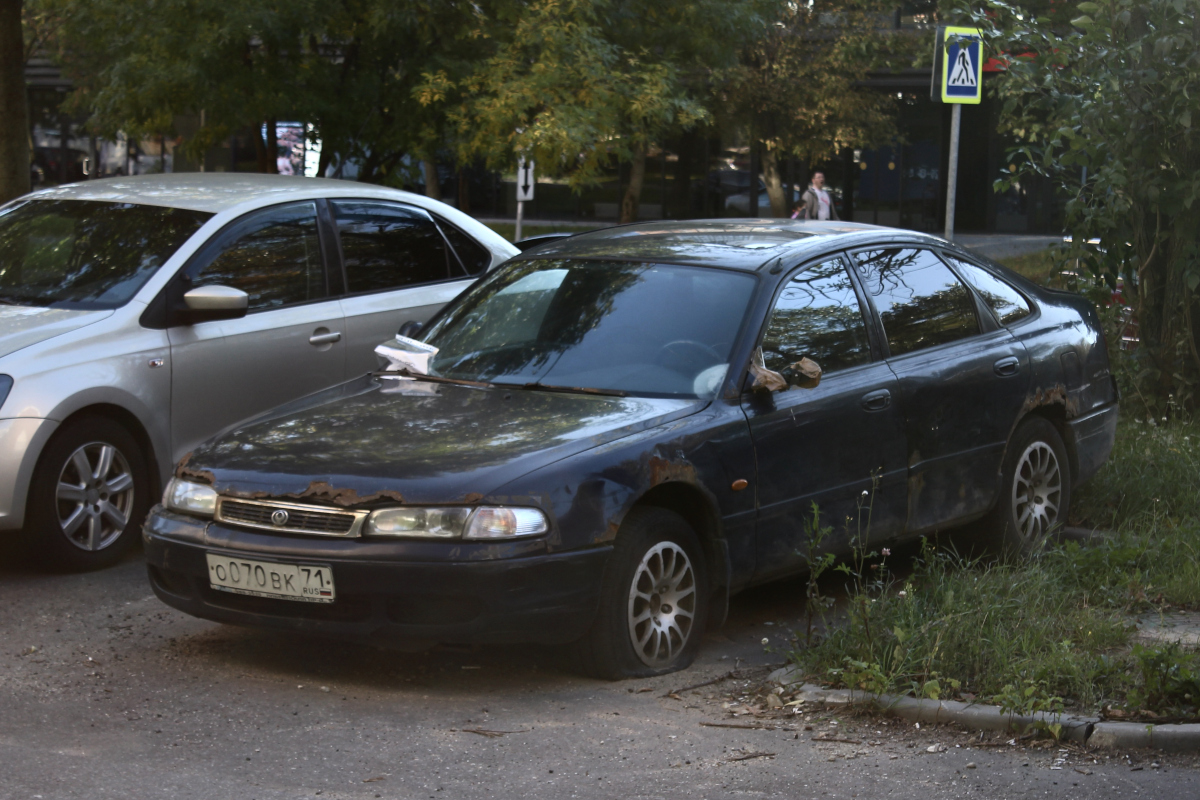 Тульская область, № О 070 ВК 71 — Mazda 626 (GE) '91-97