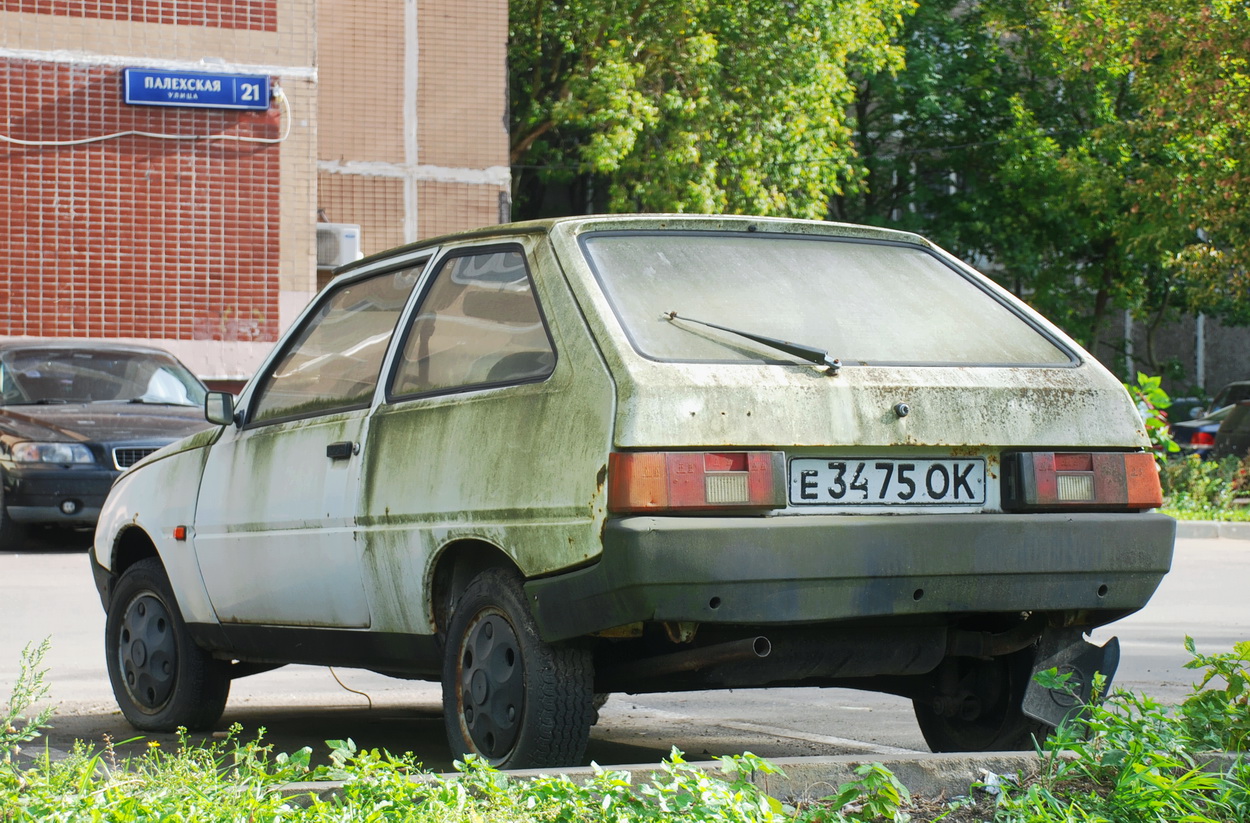 Москва, № Е 3475 ОК — ЗАЗ-1102 Таврия '87-07; Запорожская область — Вне региона