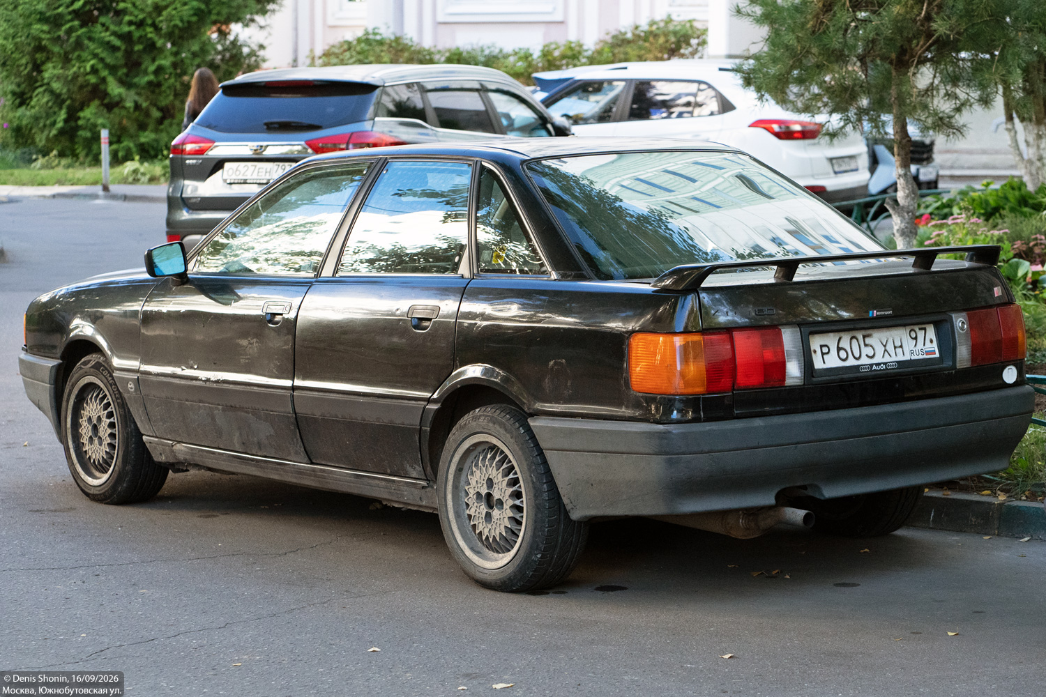 Москва, № Р 605 ХН 97 — Audi 80 (B3) '86-91