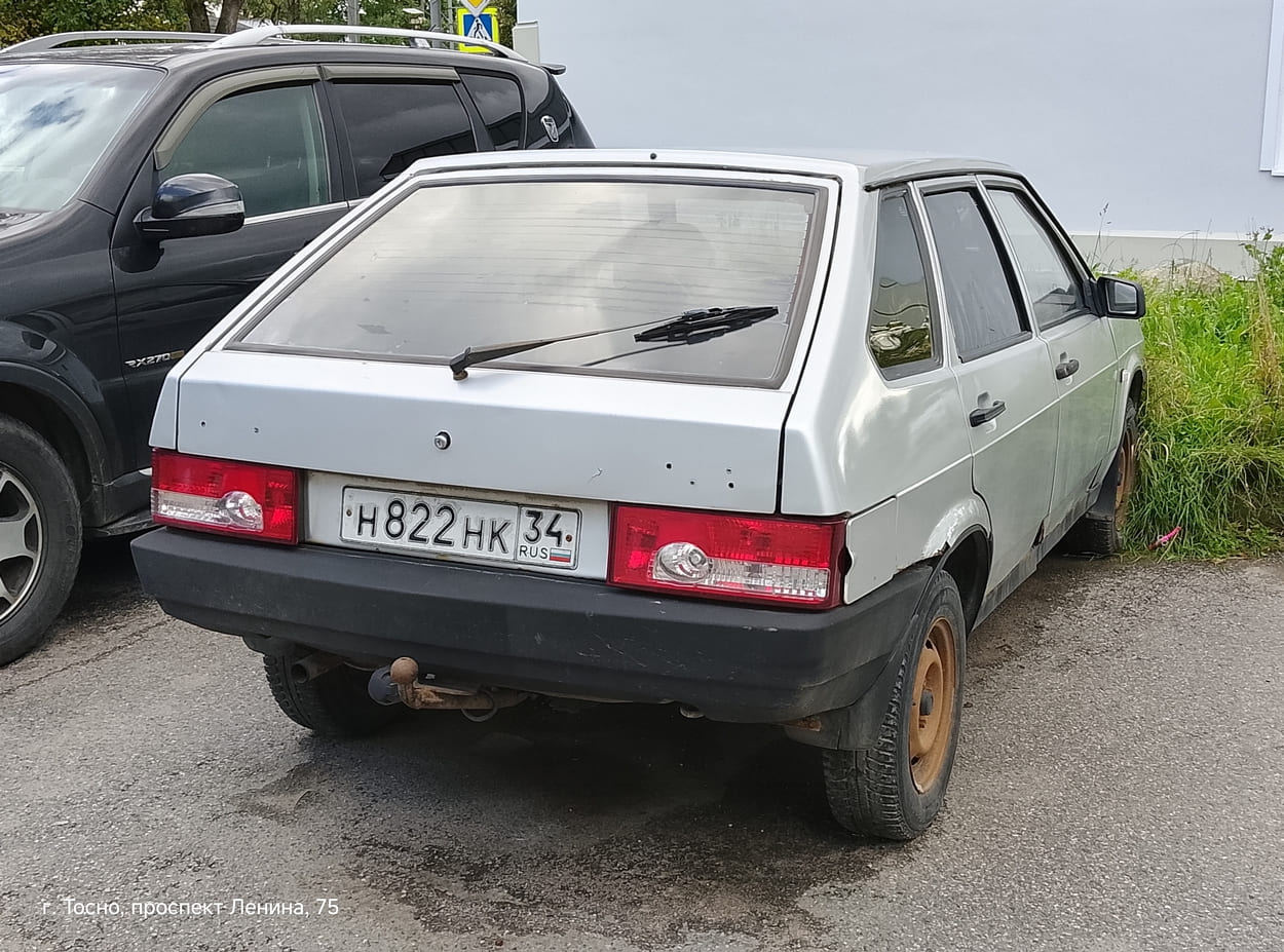 Волгоградская область, № Н 822 НК 34 — ВАЗ-2109 '87-93