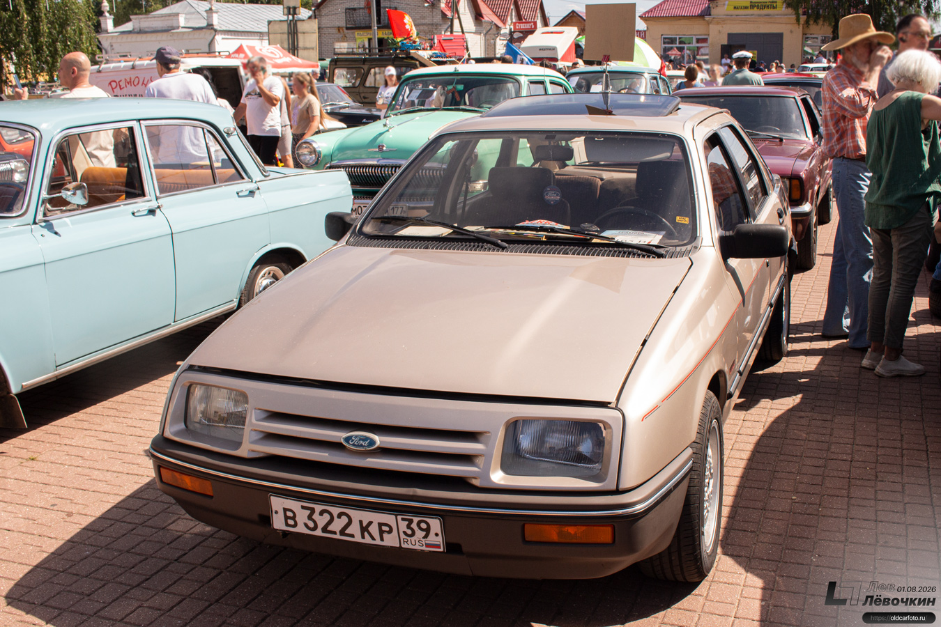 Калининградская область, № В 322 КР 39 — Ford Sierra MkI '82-87; Ярославская область — XXV фестиваль ретротехники «Мышкинский СамоходЪ» 2026