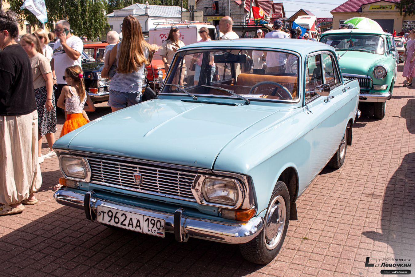 Московская область, № Т 962 АА 190 — Москвич-412ИЭ '69-75; Ярославская область — XXV фестиваль ретротехники «Мышкинский СамоходЪ» 2026