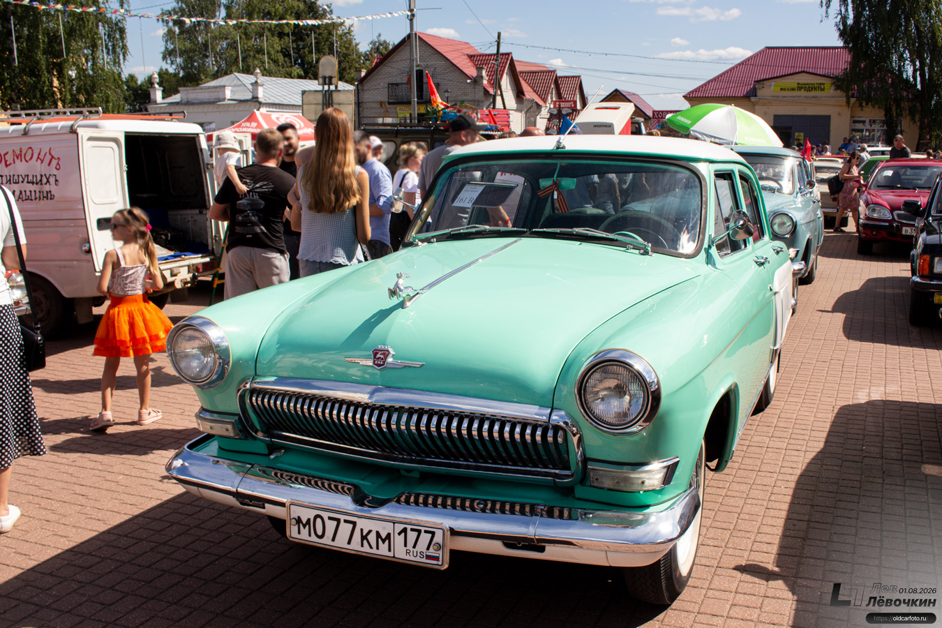 Москва, № М 077 КМ 177 — ГАЗ-21Р Волга '65-70; Ярославская область — XXV фестиваль ретротехники «Мышкинский СамоходЪ» 2026