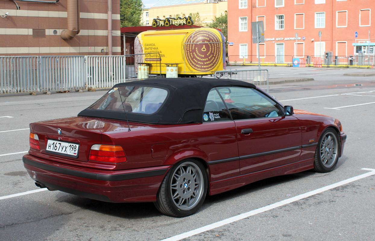 Санкт-Петербург, № Н 167 УХ 198 — BMW 3 Series Cabrio (E36) '93-00