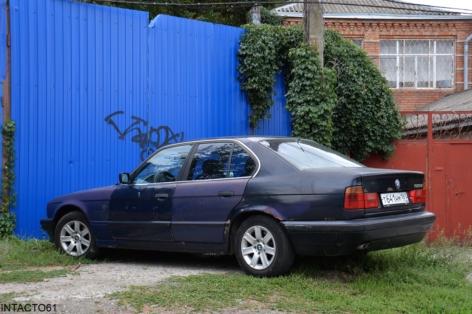 Ростовская область, № Т 641 НМ 161 — BMW 5 Series (E34) '87-96