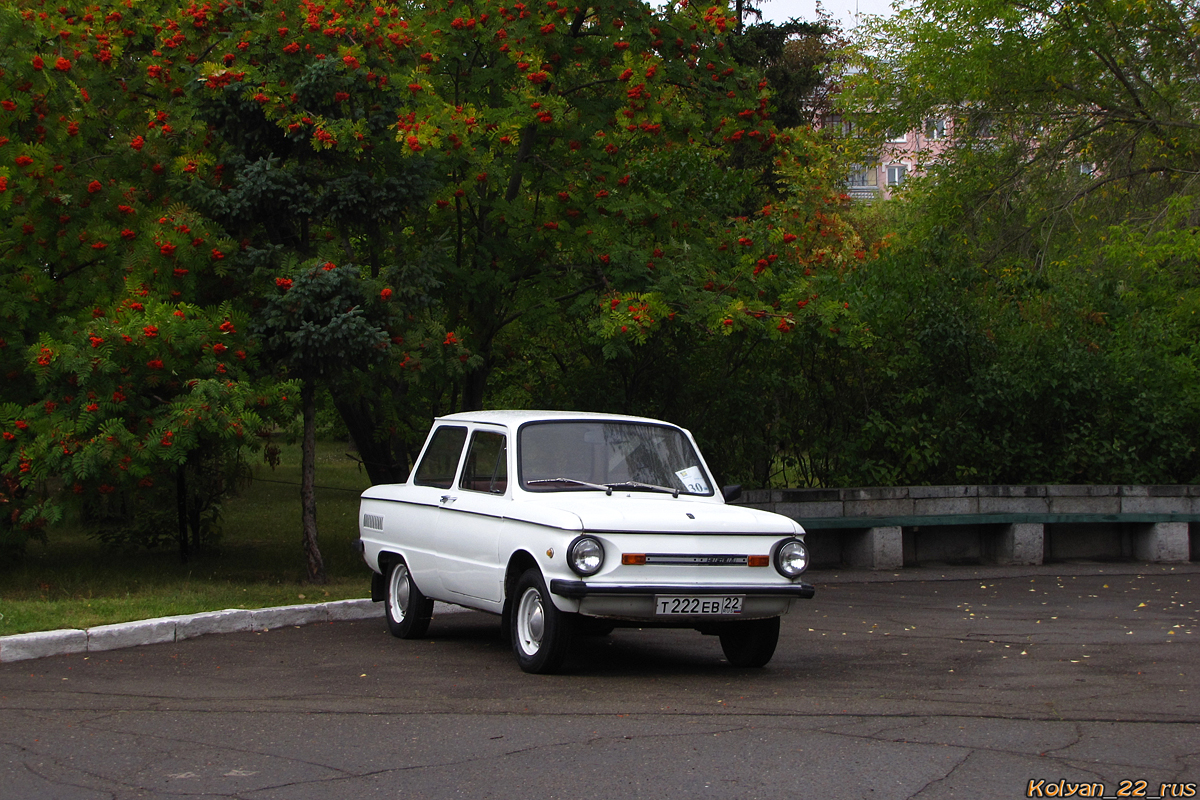 Алтайский край, № Т 222 ЕВ 22 — ЗАЗ-968М Запорожец '79-94; Алтайский край — Выставки ко дню города Барнаул, 2019 г.
