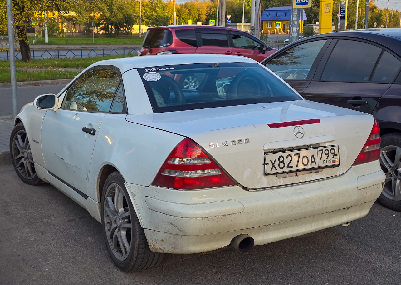 Москва, № Х 827 ОА 799 — Mercedes-Benz (R170) '96-00