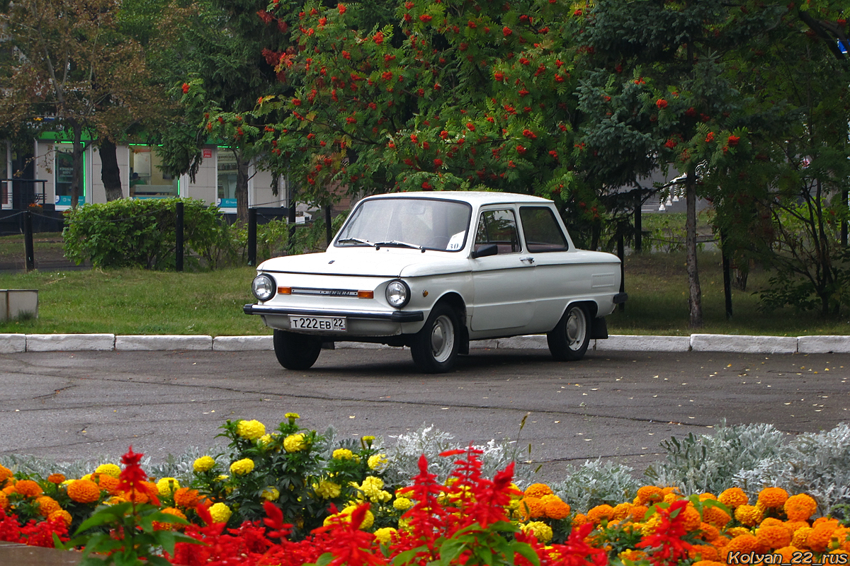 Алтайский край, № Т 222 ЕВ 22 — ЗАЗ-968М Запорожец '79-94; Алтайский край — Выставки ко дню города Барнаул, 2019 г.