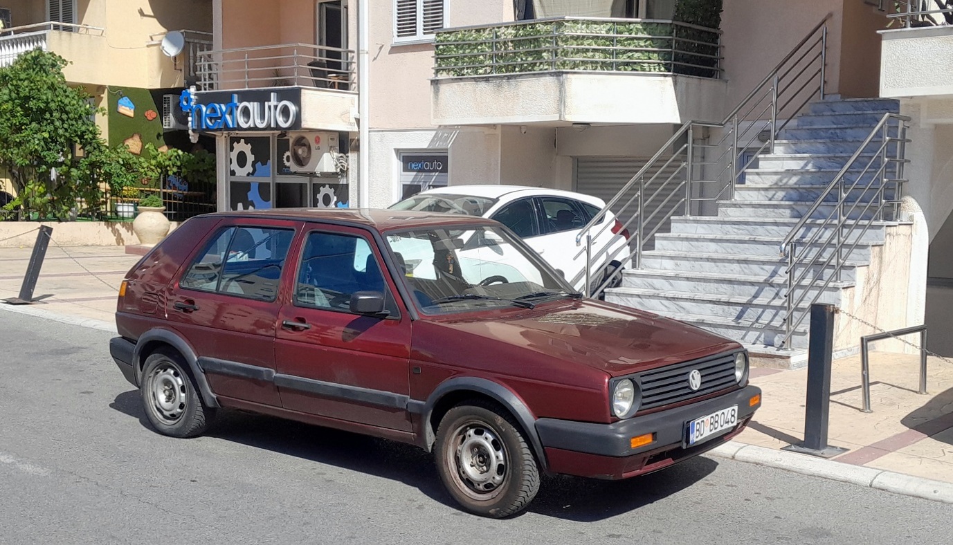 Черногория, № BD BB048 — Volkswagen Golf (Typ 19) '83-92