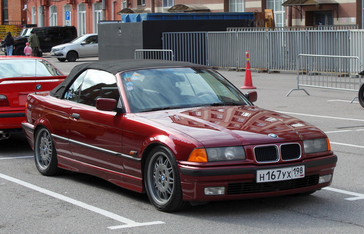 Санкт-Петербург, № Н 167 УХ 198 — BMW 3 Series Cabrio (E36) '93-00; Санкт-Петербург — Встречи владельцев интересных автомобилей Cars & Coffee