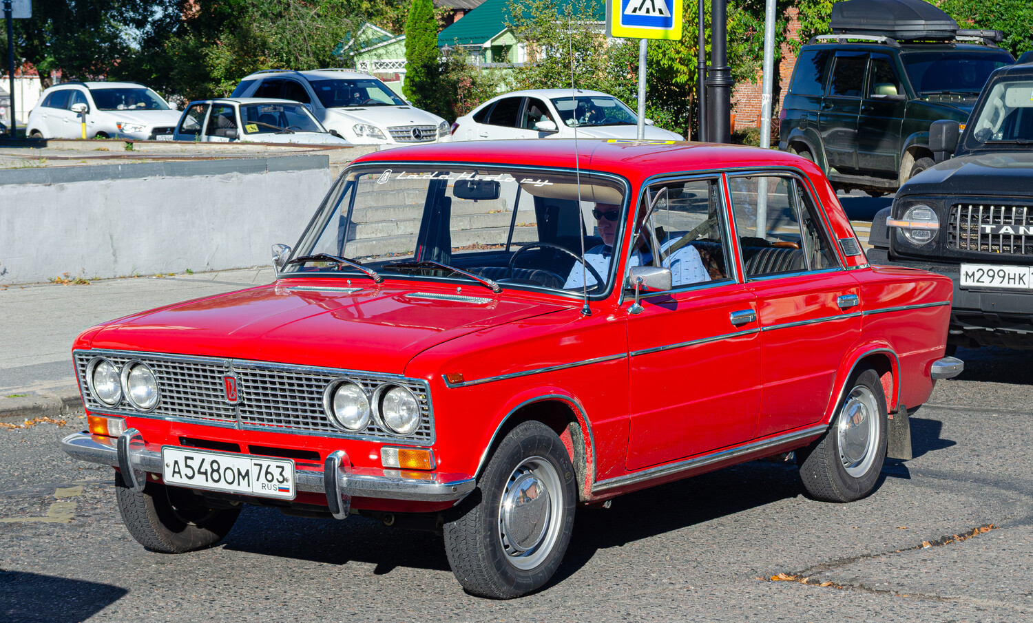 Москва, № А 548 ОМ 763 — ВАЗ-2103 Жигули '72-84; Самарская область — Вне региона; Московская область — Ретропарад и выставка "100 лет Мострансавто"
