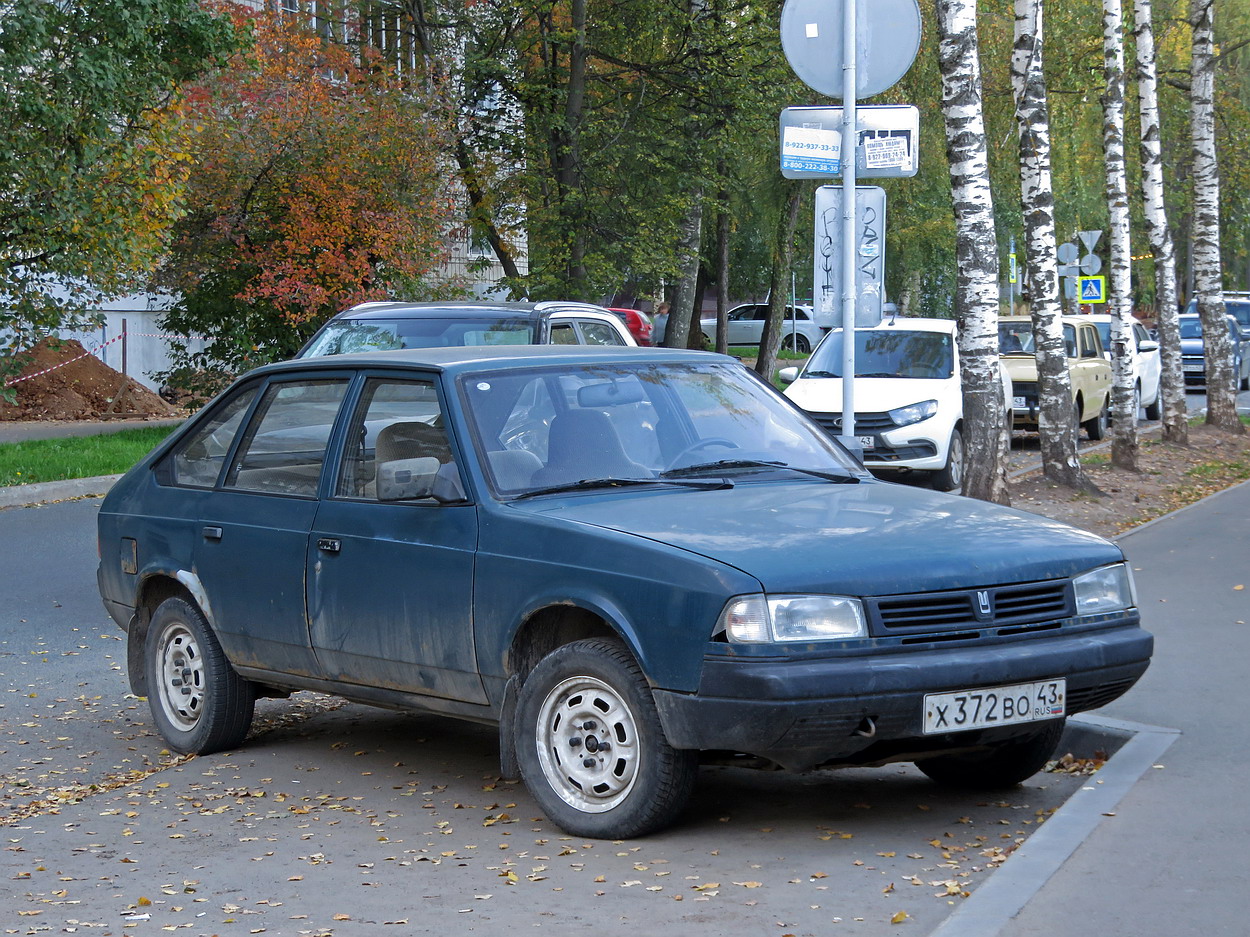 Кировская область, № Х 372 ВО 43 — Москвич-214122 Святогор '98-01