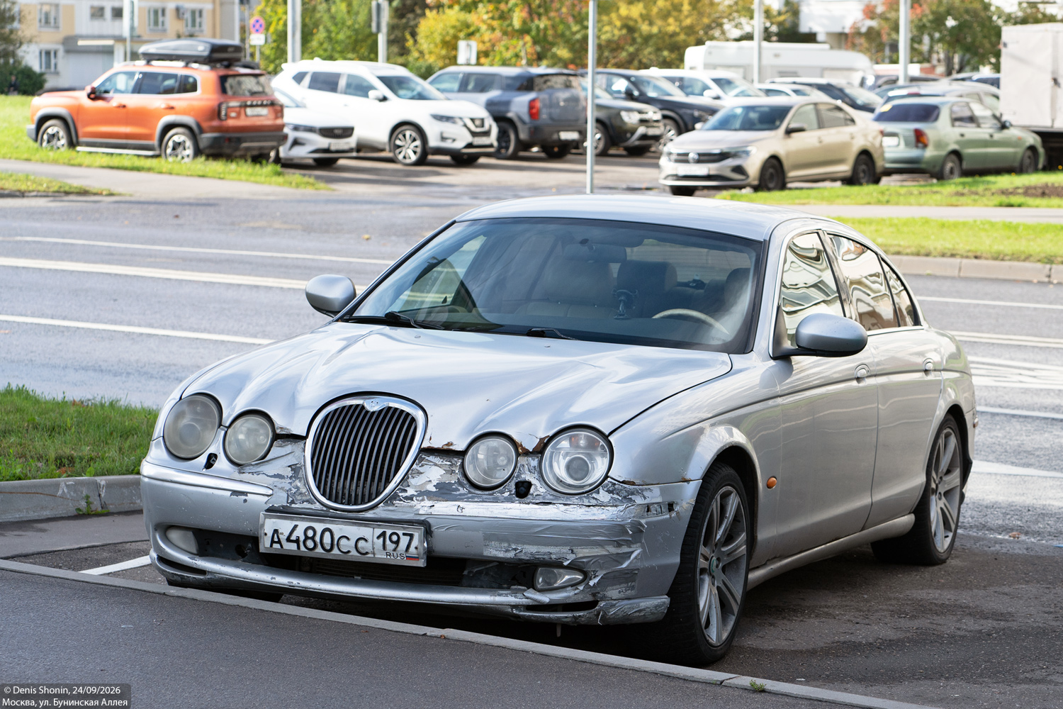 Москва, № А 480 СС 197 — Jaguar S-Type X200 '99-08