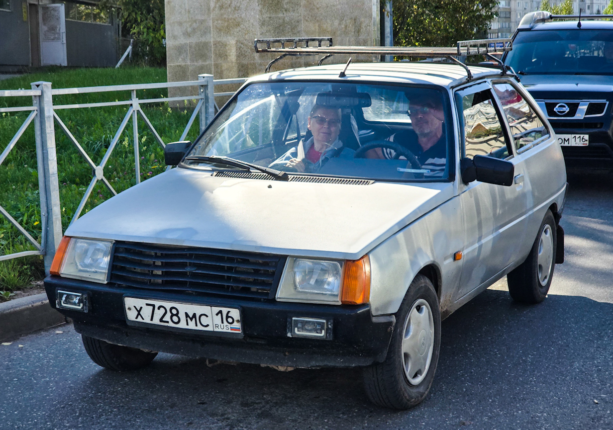 Татарстан, № Х 728 МС 16 — ЗАЗ-110218 Таврия '99-07