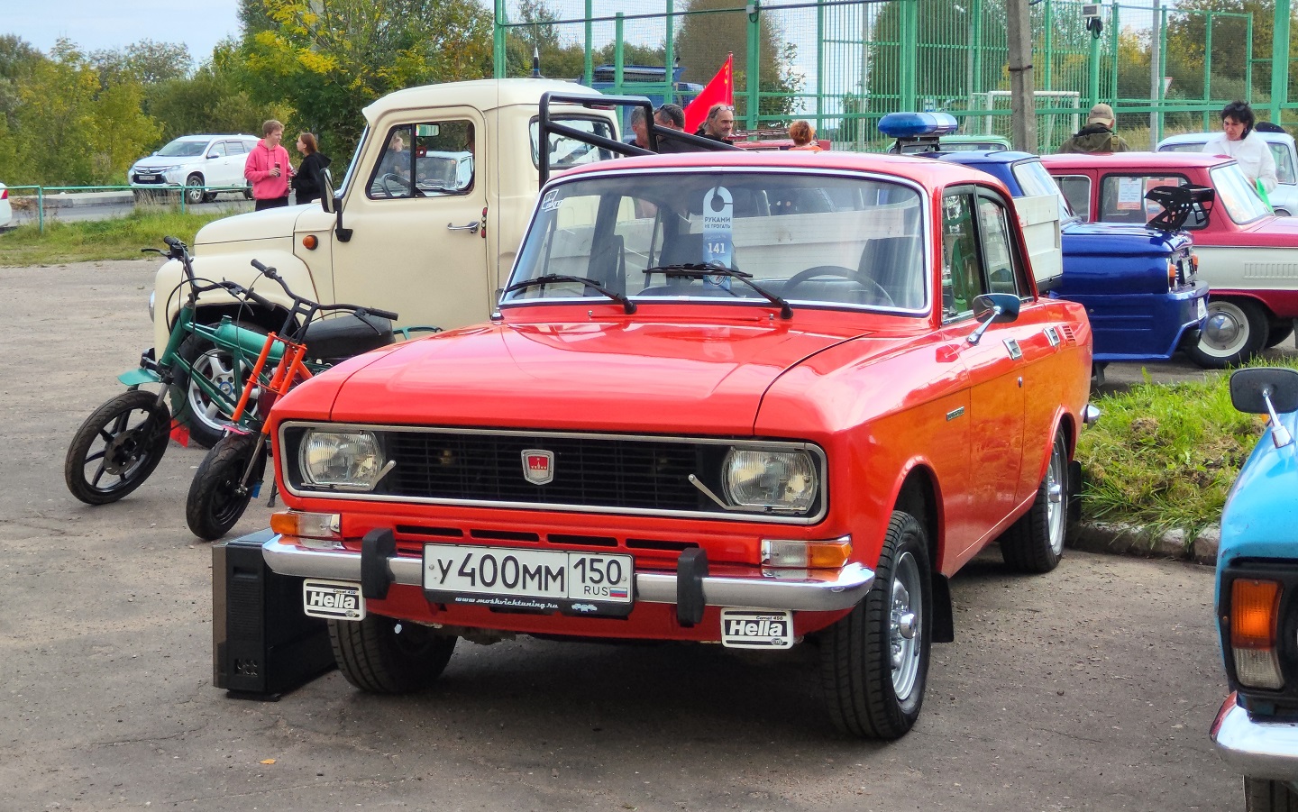 Московская область, № У 400 ММ 150 — Москвич-2140 '76-88; Тверская область — Закрытие сезона 2026 Ретро-клуба Калинин