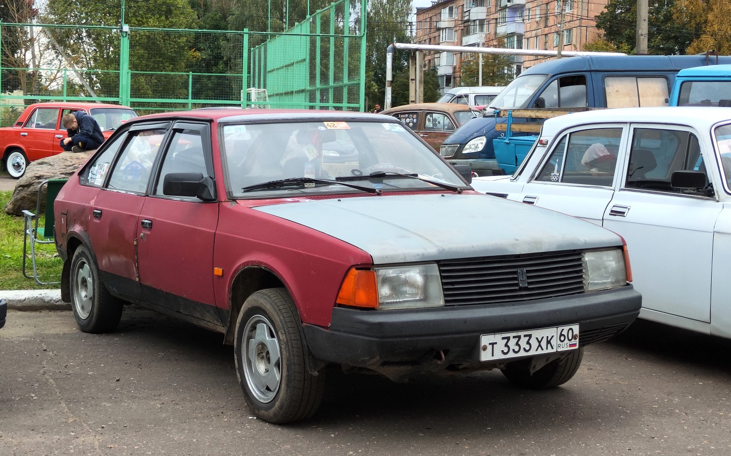 Псковская область, № Т 333 ХК 60 — Москвич-21412 '86-94; Тверская область — Закрытие сезона 2026 Ретро-клуба Калинин