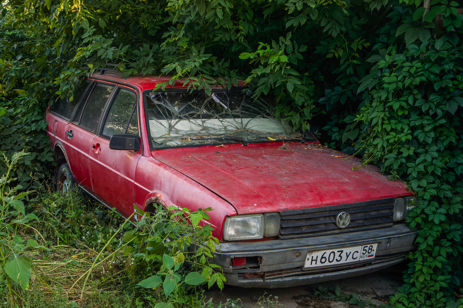 Пензенская область, № Н 603 УС 58 — Volkswagen Passat Variant (B2) '80-88