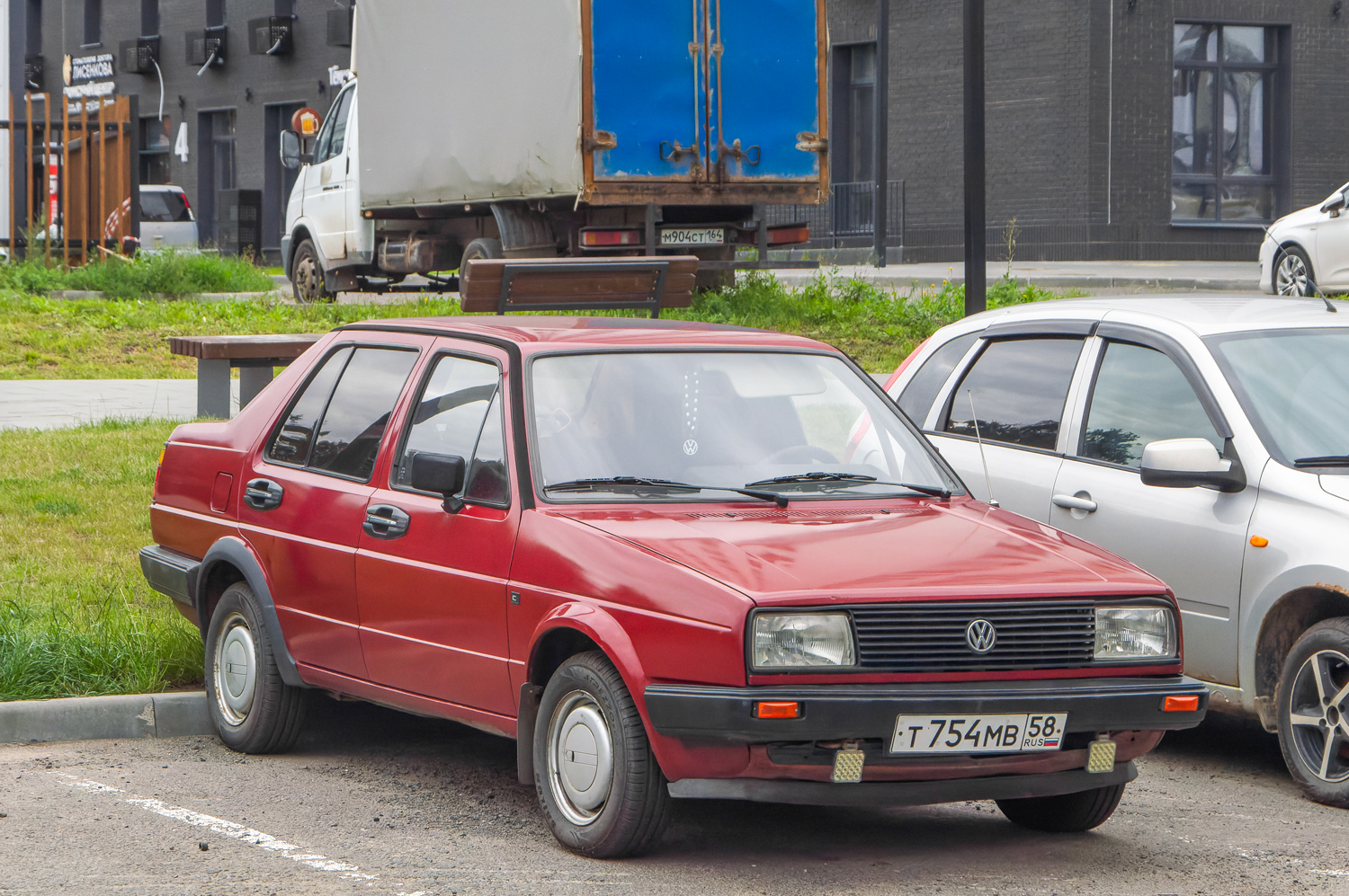 Пензенская область, № Т 754 МВ 58 — Volkswagen Jetta Mk2 (Typ 16) '84-92