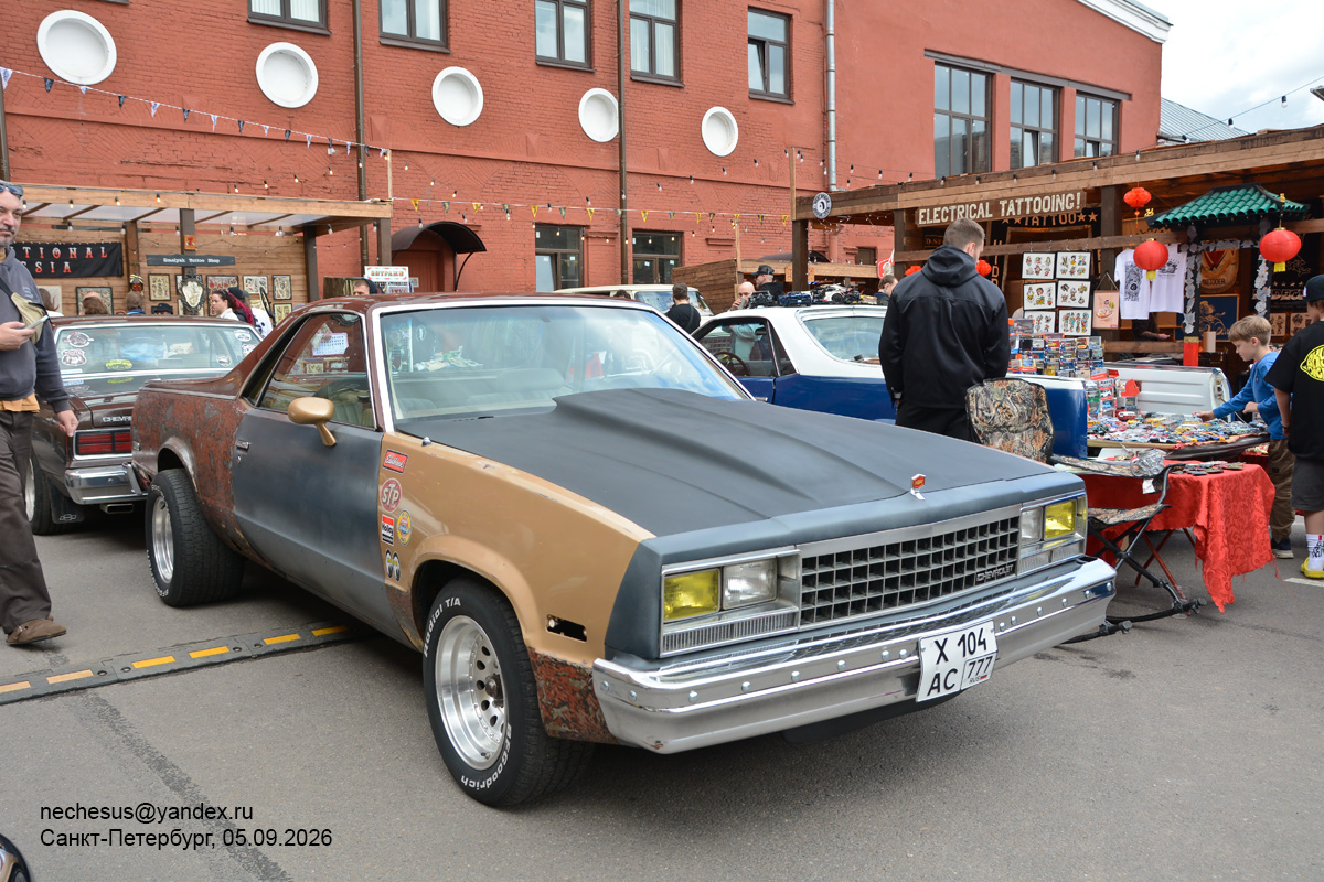 Москва, № Х 104 АС 777 — Chevrolet El Camino (5G) '78-87; Санкт-Петербург — Ежегодная выставка классических и кастомных автомобилей и мотоциклов "Original Meet"