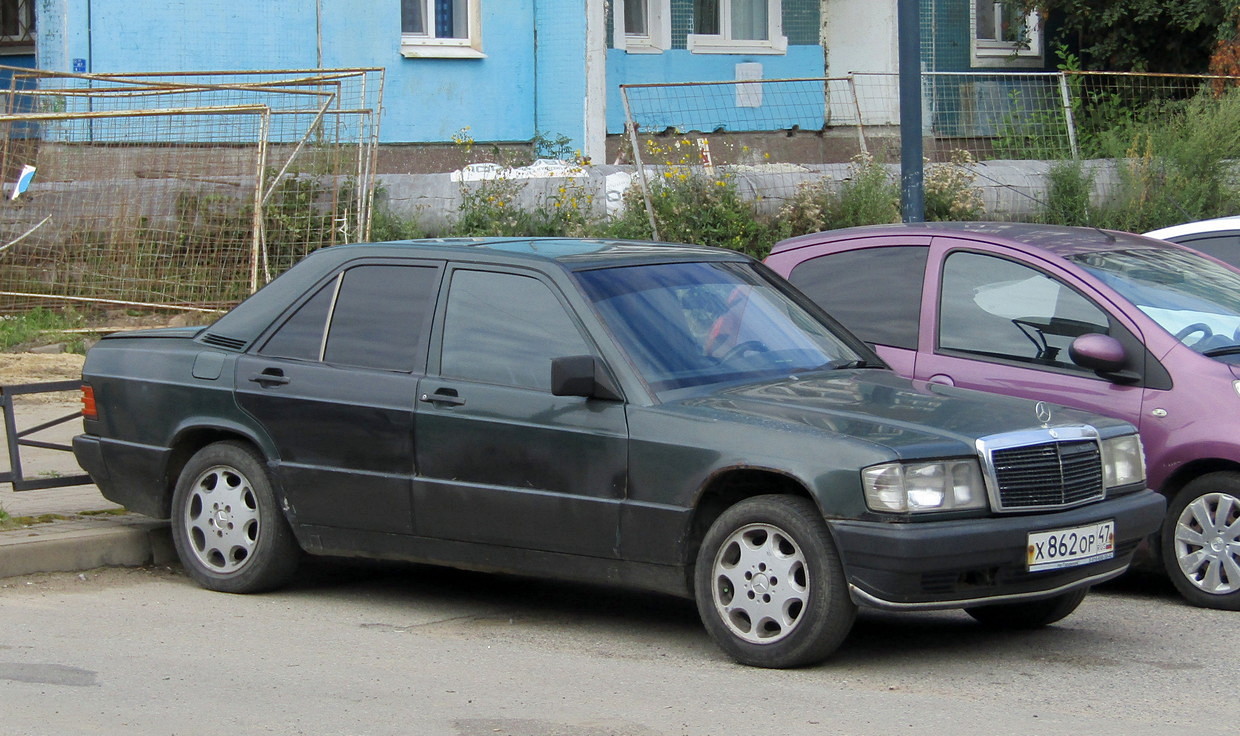 Ленинградская область, № Х 862 ОР 47 — Mercedes-Benz 190 (W201) '82-93