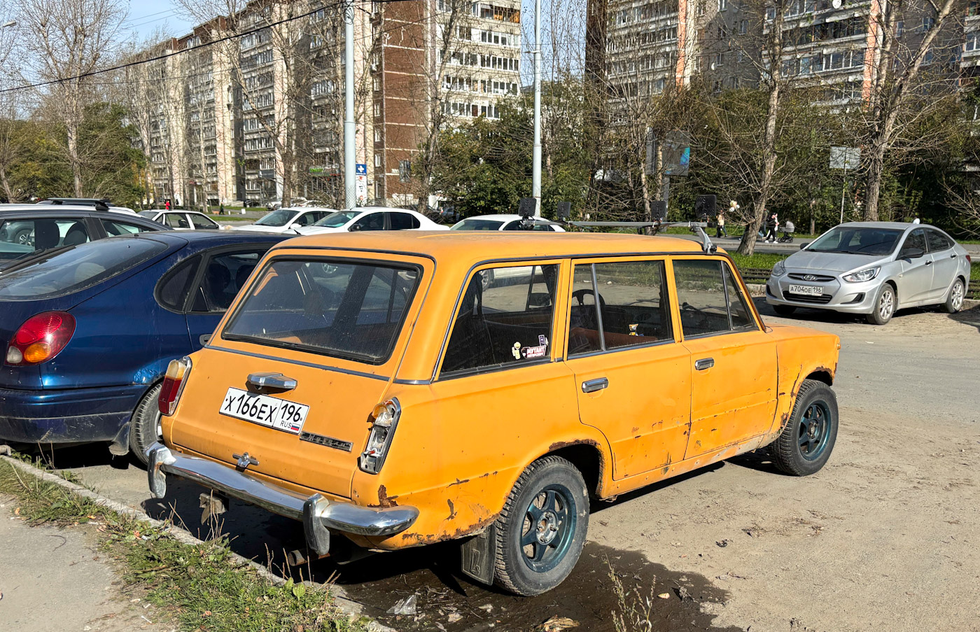 Свердловская область, № Х 166 ЕХ 196 — ВАЗ-2102 Жигули '71-86