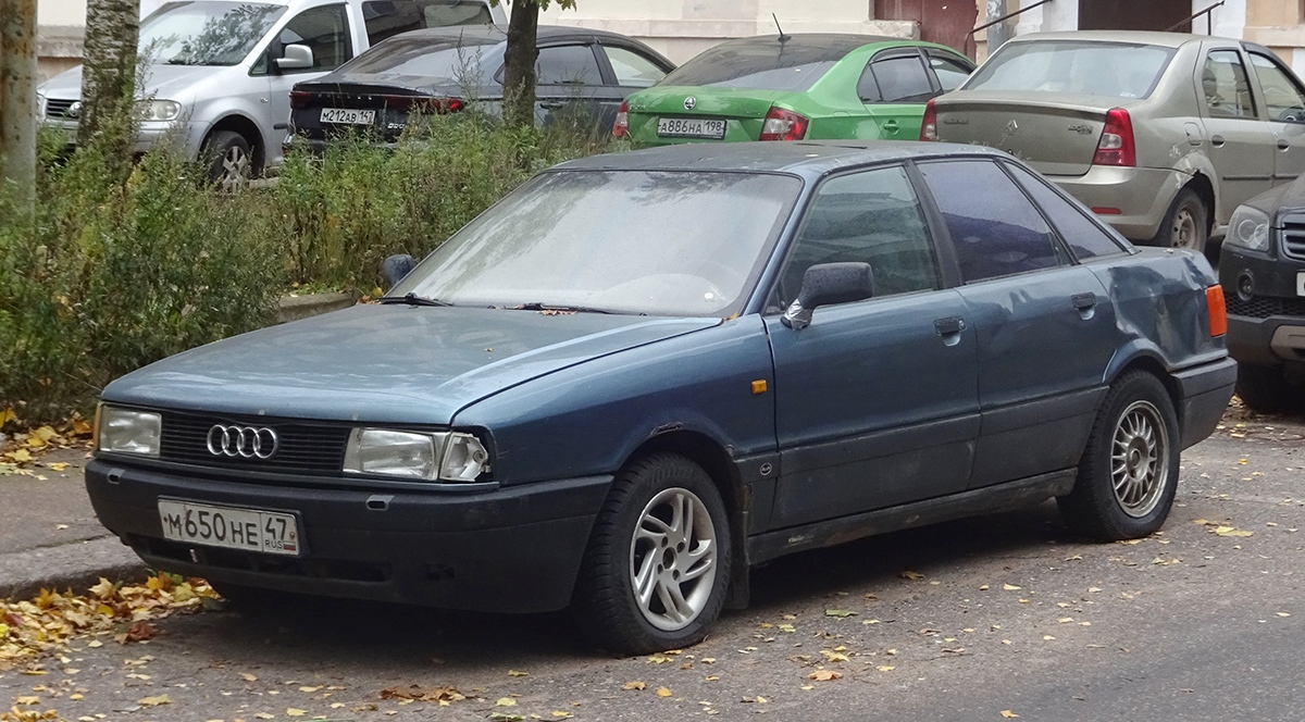 Ленинградская область, № М 650 НЕ 47 — Audi 80 (B3) '86-91