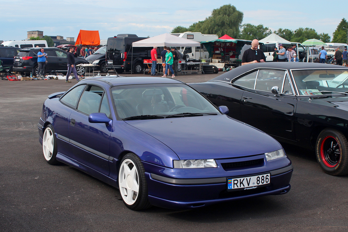 Литва, № RKV 886 — Opel Calibra '89-97; Литва — Retro mugė 2024