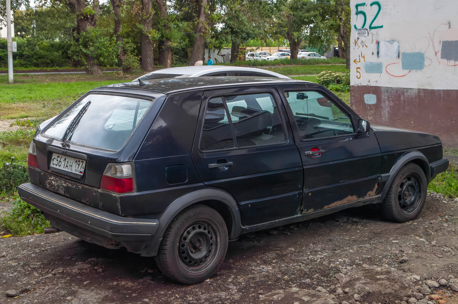 Пензенская область, № С 561 АН 197 — Volkswagen Golf (Typ 19) '83-92; Москва — Вне региона