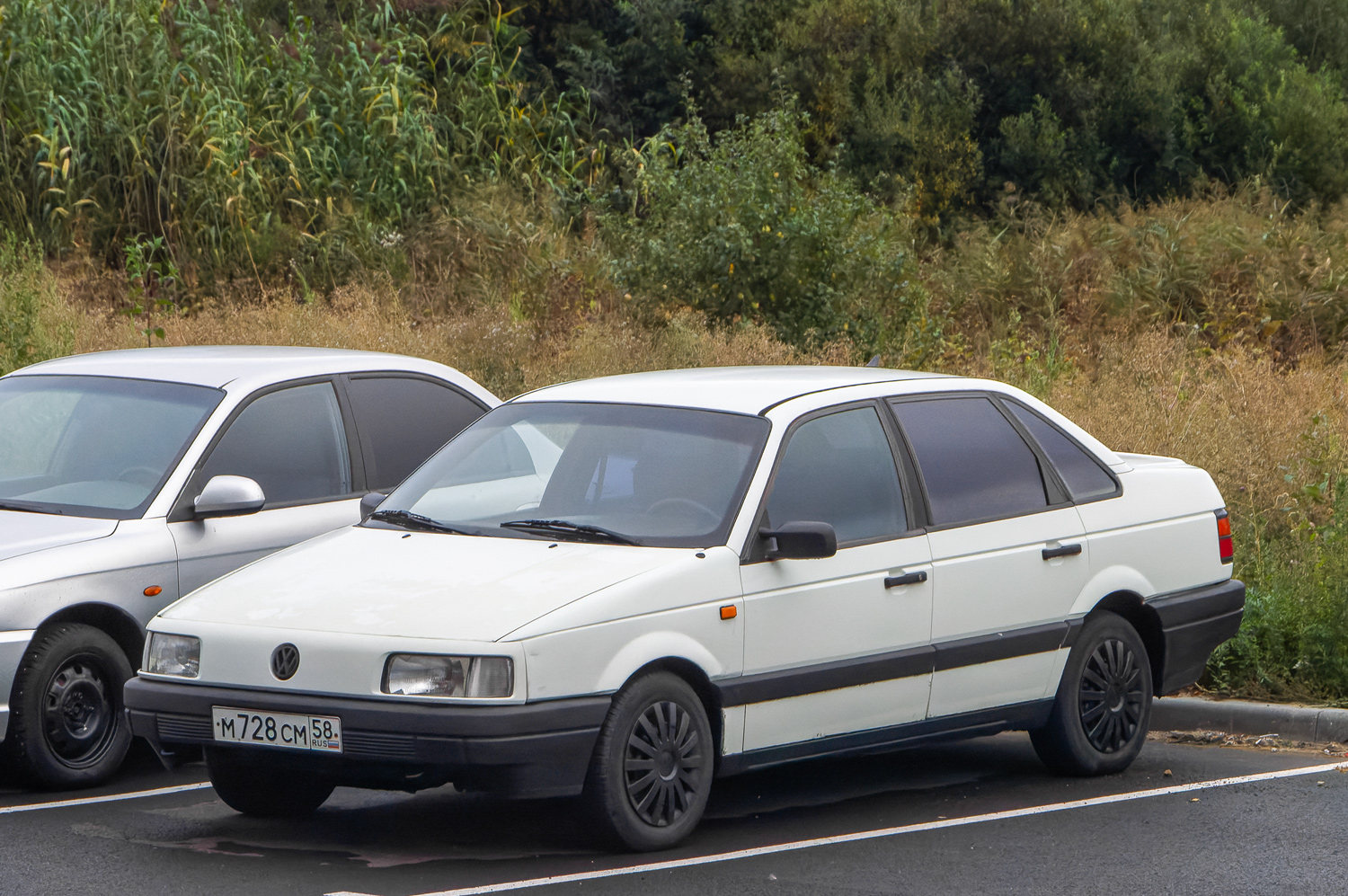 Пензенская область, № М 728 СМ 58 — Volkswagen Passat (B3) '88-93