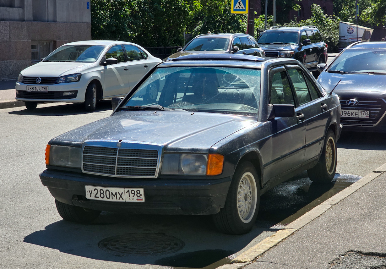 Санкт-Петербург, № У 280 МХ 198 — Mercedes-Benz 190 (W201) '82-93