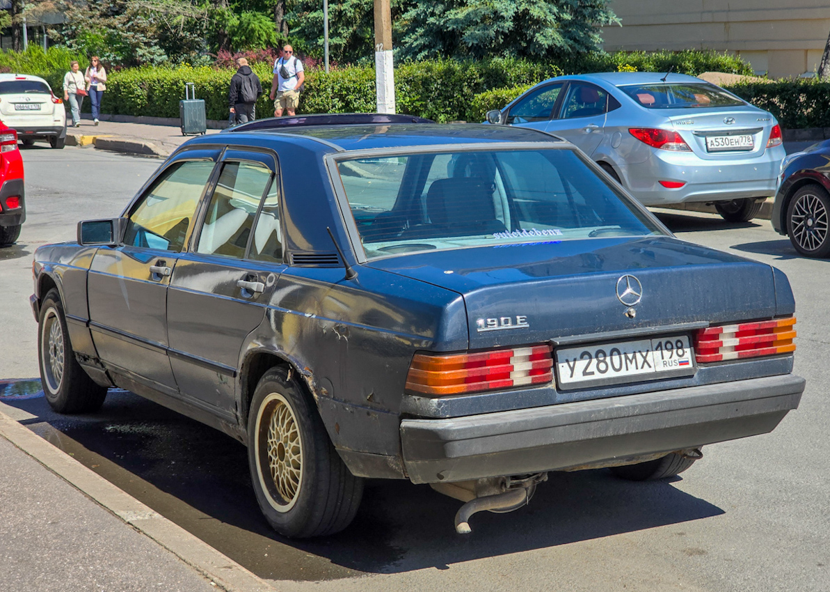 Санкт-Петербург, № У 280 МХ 198 — Mercedes-Benz 190 (W201) '82-93