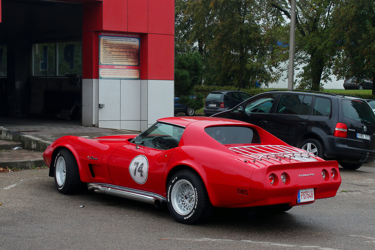 Литва, № P07648 — Chevrolet Corvette (C3) '68-82