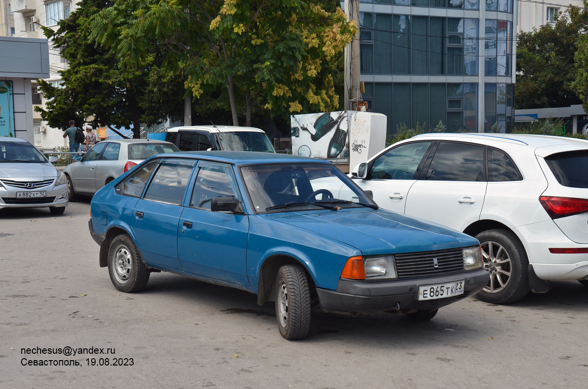 Краснодарский край, № Е 865 ТК 23 — Москвич-2141 '86-98