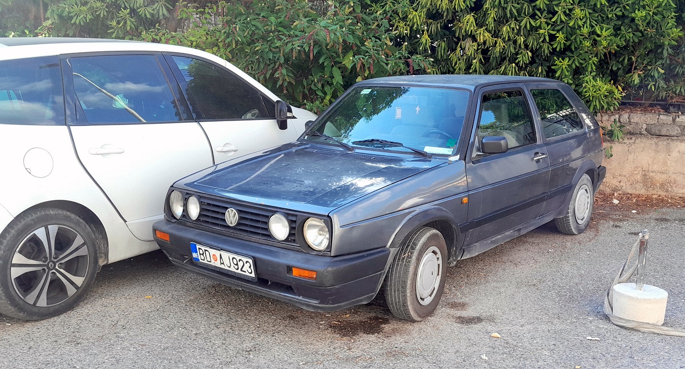 Черногория, № BD AJ923 — Volkswagen Golf (Typ 19) '83-92