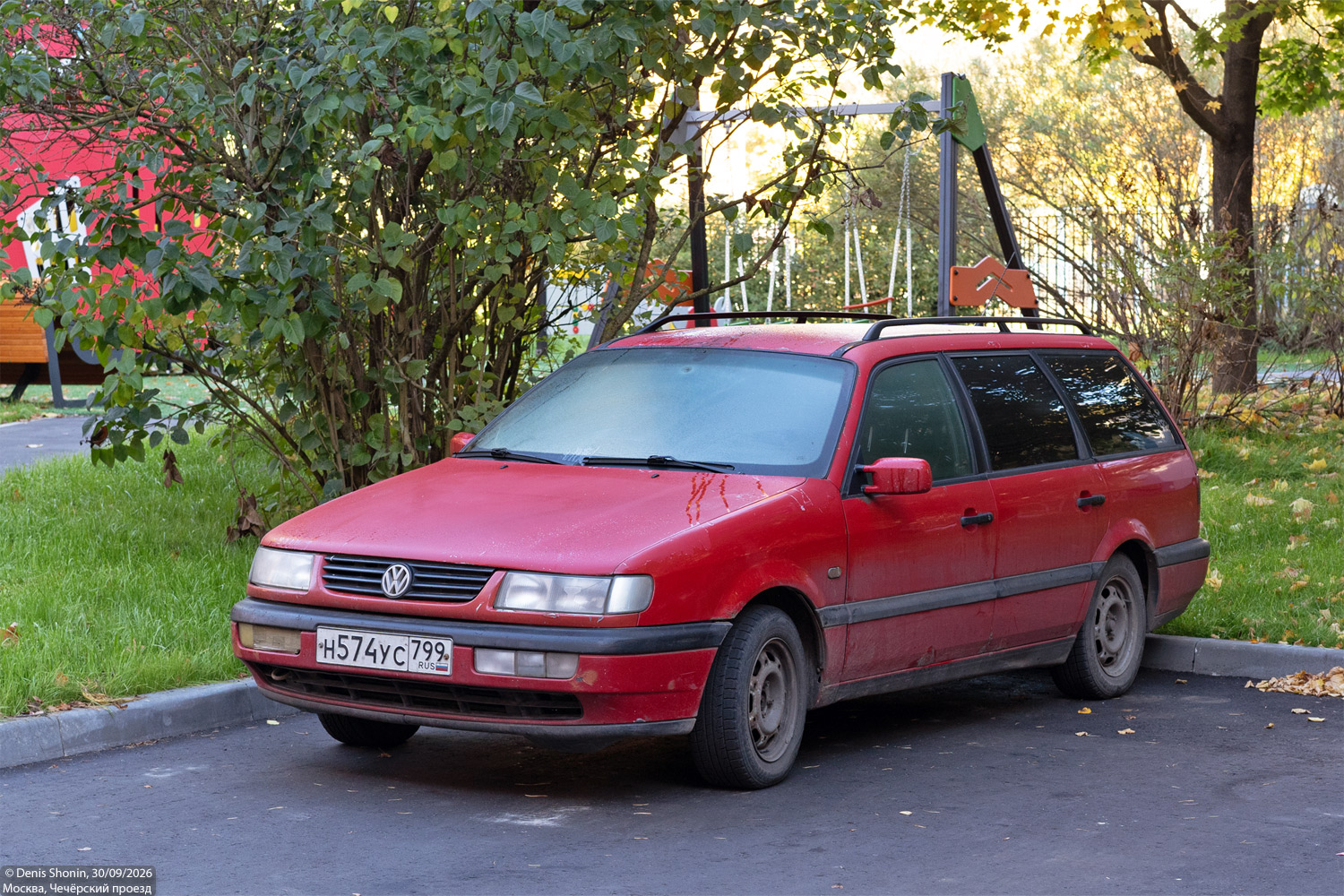 Москва, № Н 574 УС 799 — Volkswagen Passat Variant (B4) '93-97
