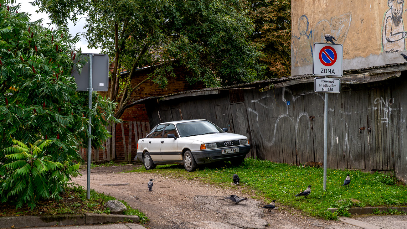 Латвия, № ES-6312 — Audi 80 (B3) '86-91