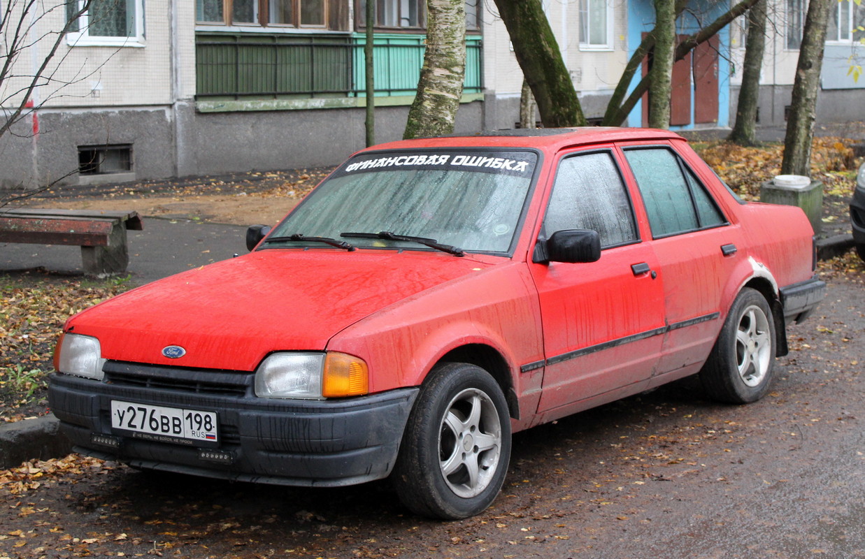 Санкт-Петербург, № У 276 ВВ 198 — Ford Orion MkII '86-90